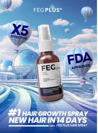 FEG Plus Hair Growth Spray Genuine 100% Organic Ingredients