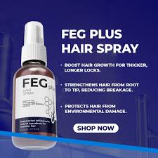 FEG Plus Hair Growth Spray Genuine 100% Organic Ingredients