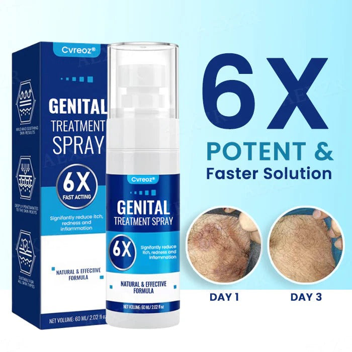 The FDA-Approved Solution🔥Cvreoz® Genital Treatment Spray - Already Helped 120,000+ Users Reclaim Their Comfort✅